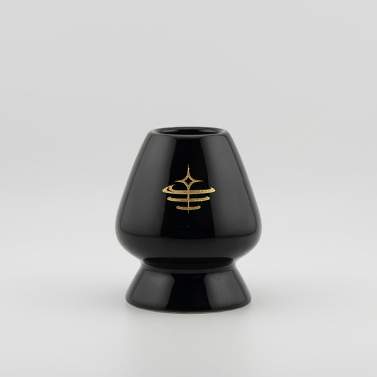 Ceramic Chasen Holder Stand (Black & Gold)