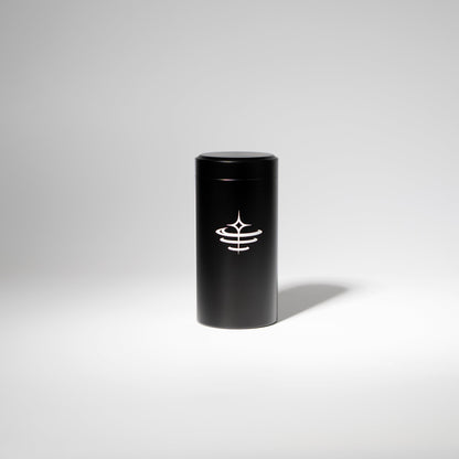 Black Alloy Matcha Storage Tin