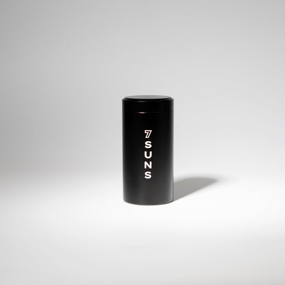 Black Alloy Matcha Storage Tin