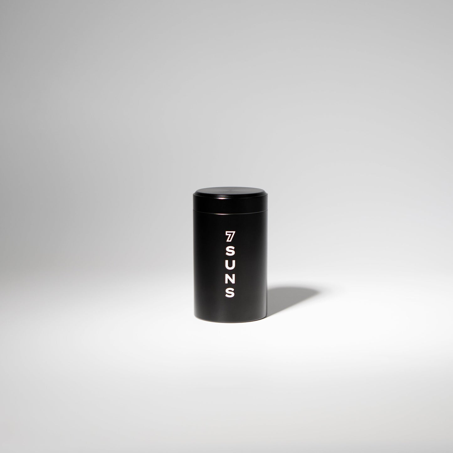 Black Alloy Matcha Storage Tin