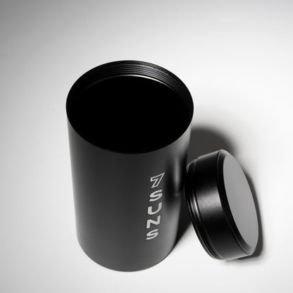 Black Alloy Matcha Storage Tin