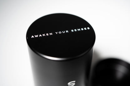 Black Alloy Matcha Storage Tin