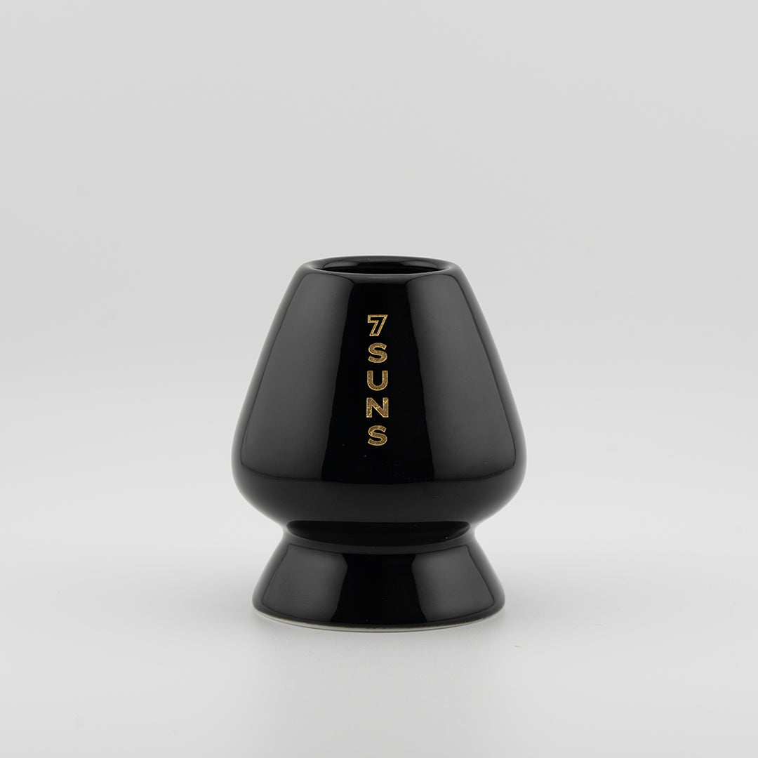 Ceramic Chasen Holder Stand (Black & Gold)