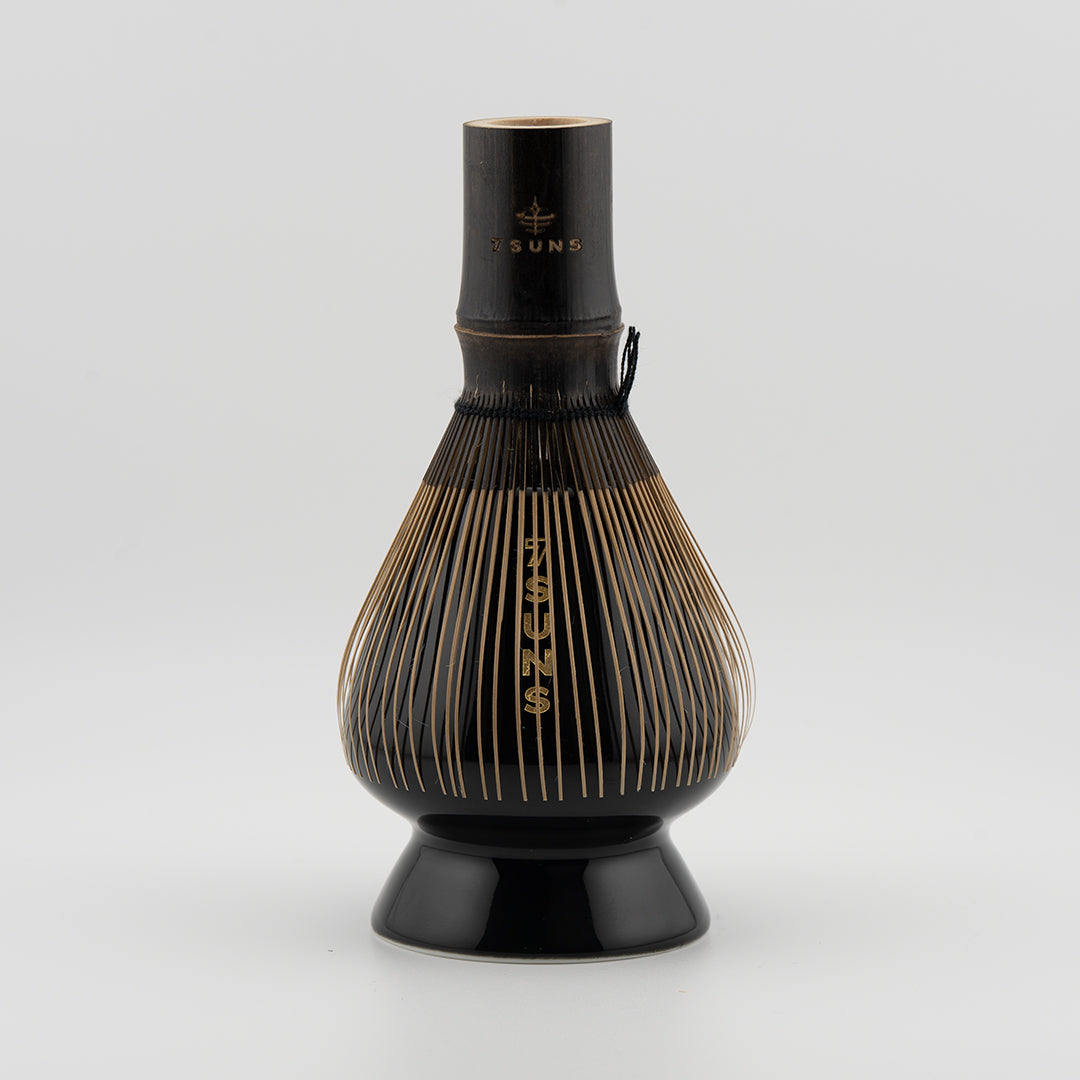 Ceramic Chasen Holder Stand (Black & Gold)
