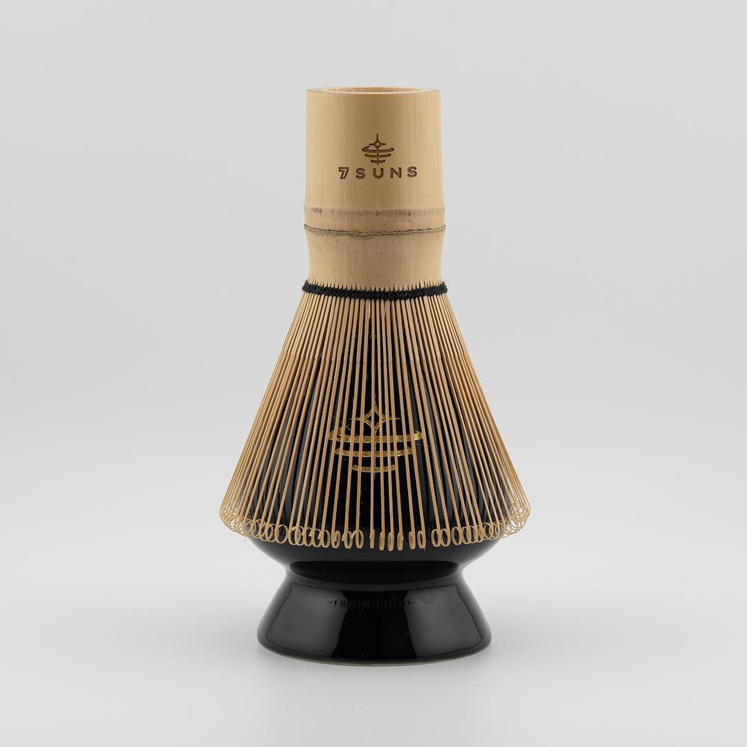 Ceramic Chasen Holder Stand (Black & Gold)